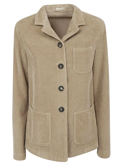 Shop Massimo Alba Buttoned Jacket In Khaki
