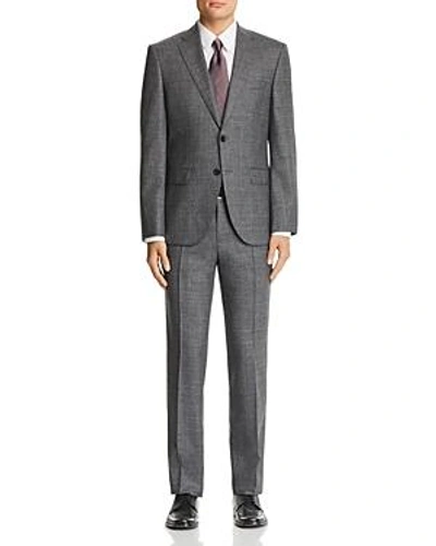 Shop Hugo Boss Boss Johnstons/lenon Melange Tonal Plaid Wool Suit - 100% Exclusive In Gray