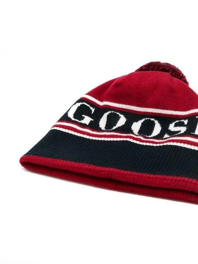 Shop Canada Goose Goose Beanie In Red