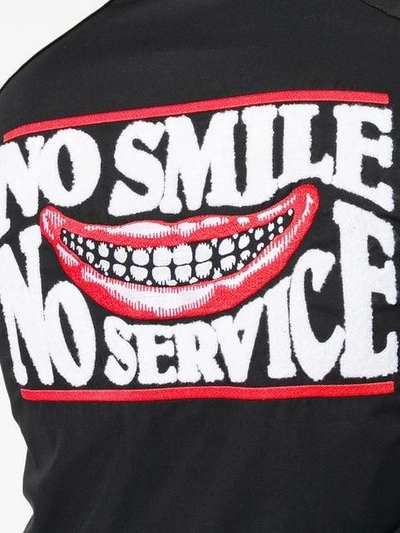 Shop Stella Mccartney No Smile No Service Jacket - Black