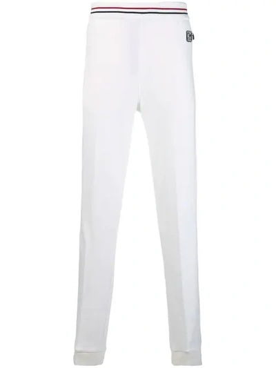 Shop Z Zegna Straight Leg Track Pants In White