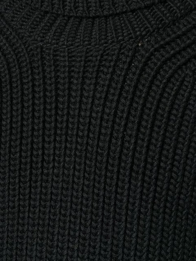 Shop Tom Ford Oversized Knit Sweater - Black
