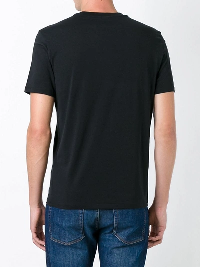 Shop Armani Jeans 'double Pack' T-shirts In Black