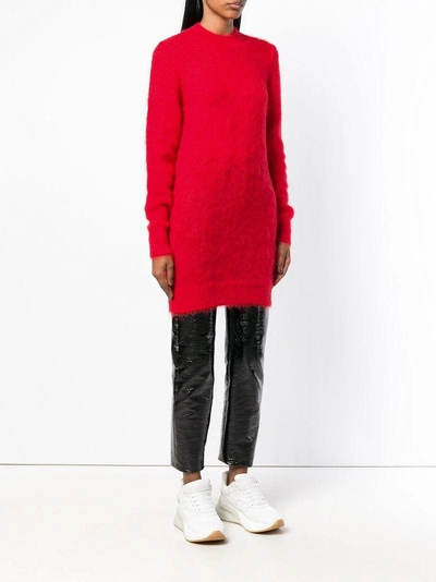 Shop Alyx Dress-like Knitted Jumper - Red