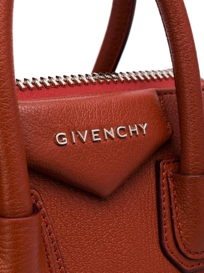 Shop Givenchy Antigona Minio Bag - Yellow