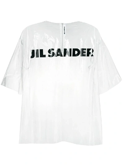 Shop Jil Sander Logo Transparent T