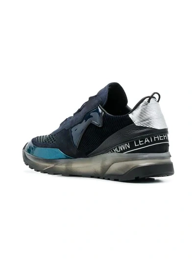 Shop Leather Crown Maero Sneakers - Blue