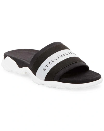 Shop Stella Mccartney Logo Sport Slide In Nocolor