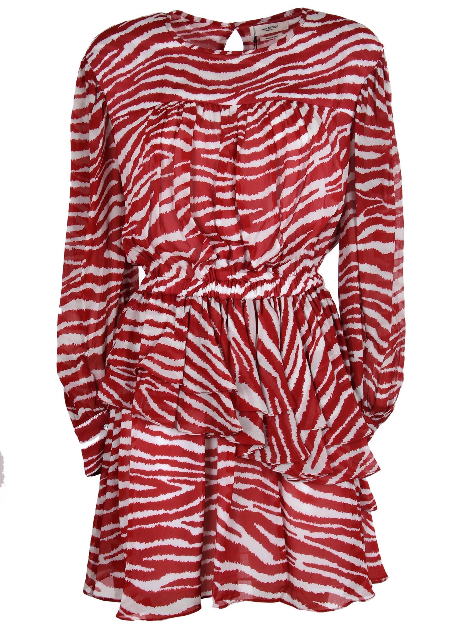 isabel marant etoile red dress