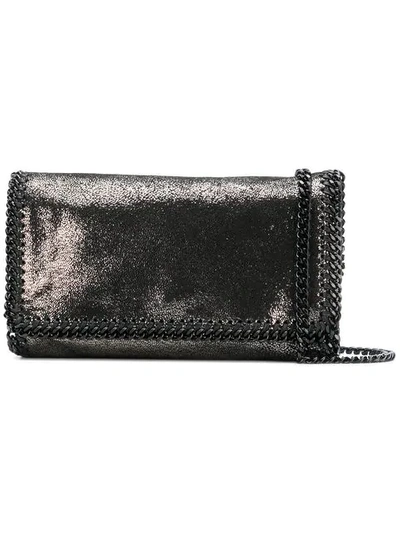 Shop Stella Mccartney Falabella Crossbody In Metallic