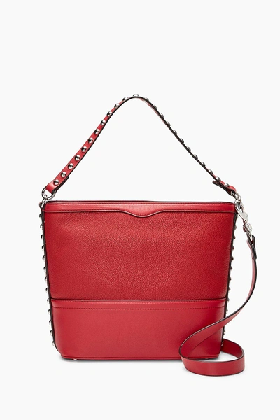 Shop Rebecca Minkoff Scarlet Red Blythe Small Convertible Hobo Bag |