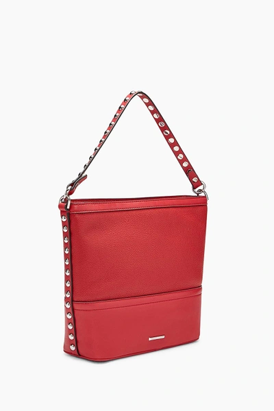 Shop Rebecca Minkoff Scarlet Red Blythe Small Convertible Hobo Bag |