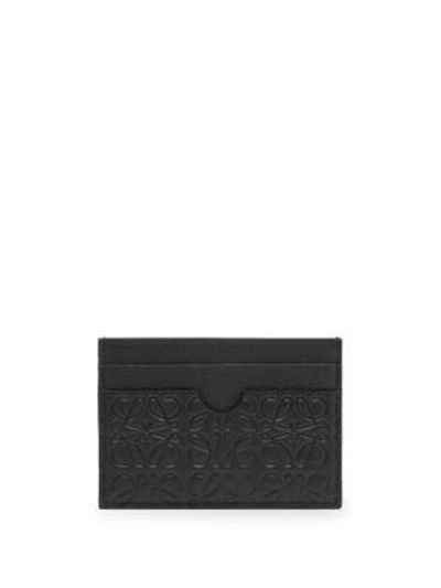 Shop Loewe Puzzle Embossed Card Holder In Black