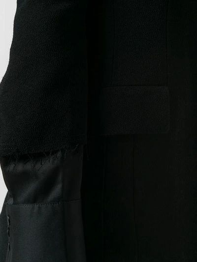 Shop Almaz Asymmetric Open Front Jacket - Black