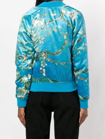 Vans X Van Gogh Museum Almond Blossom Printed Bomber Jacket | ModeSens