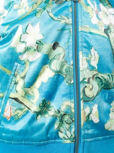 Vans X Van Gogh Museum Almond Blossom Printed Bomber Jacket | ModeSens