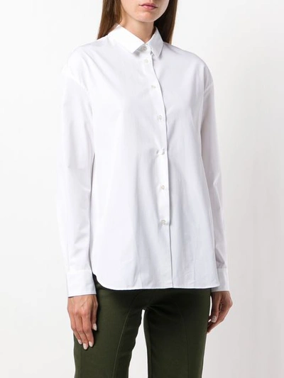 Shop Aspesi Plain Shirt - White