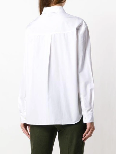 Shop Aspesi Plain Shirt - White