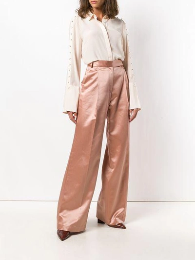 Shop Partow Silk Blouse - Pink