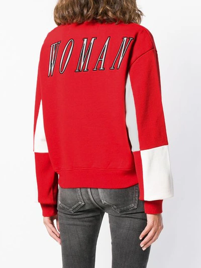 Shop Off-white Racer Jersey Sweater In Red