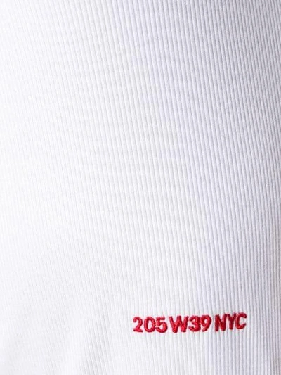 Shop Calvin Klein 205w39nyc Ribbed Tank Top In White
