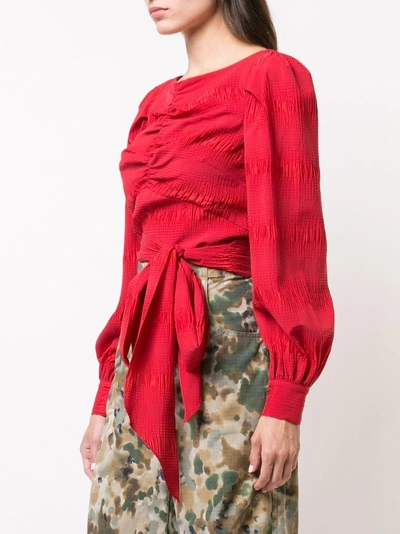 Shop Rachel Comey Bounds Blouse - Red