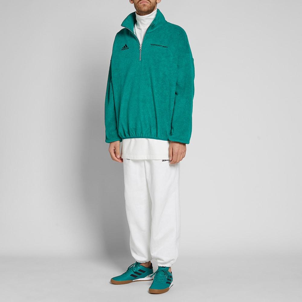 Gosha Rubchinskiy X Adidas Zip Fleece In Green | ModeSens