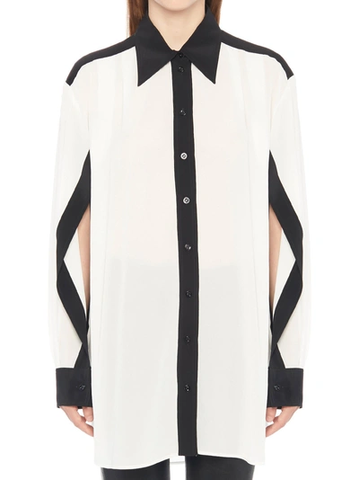 Shop Givenchy Shirt In Black&white 