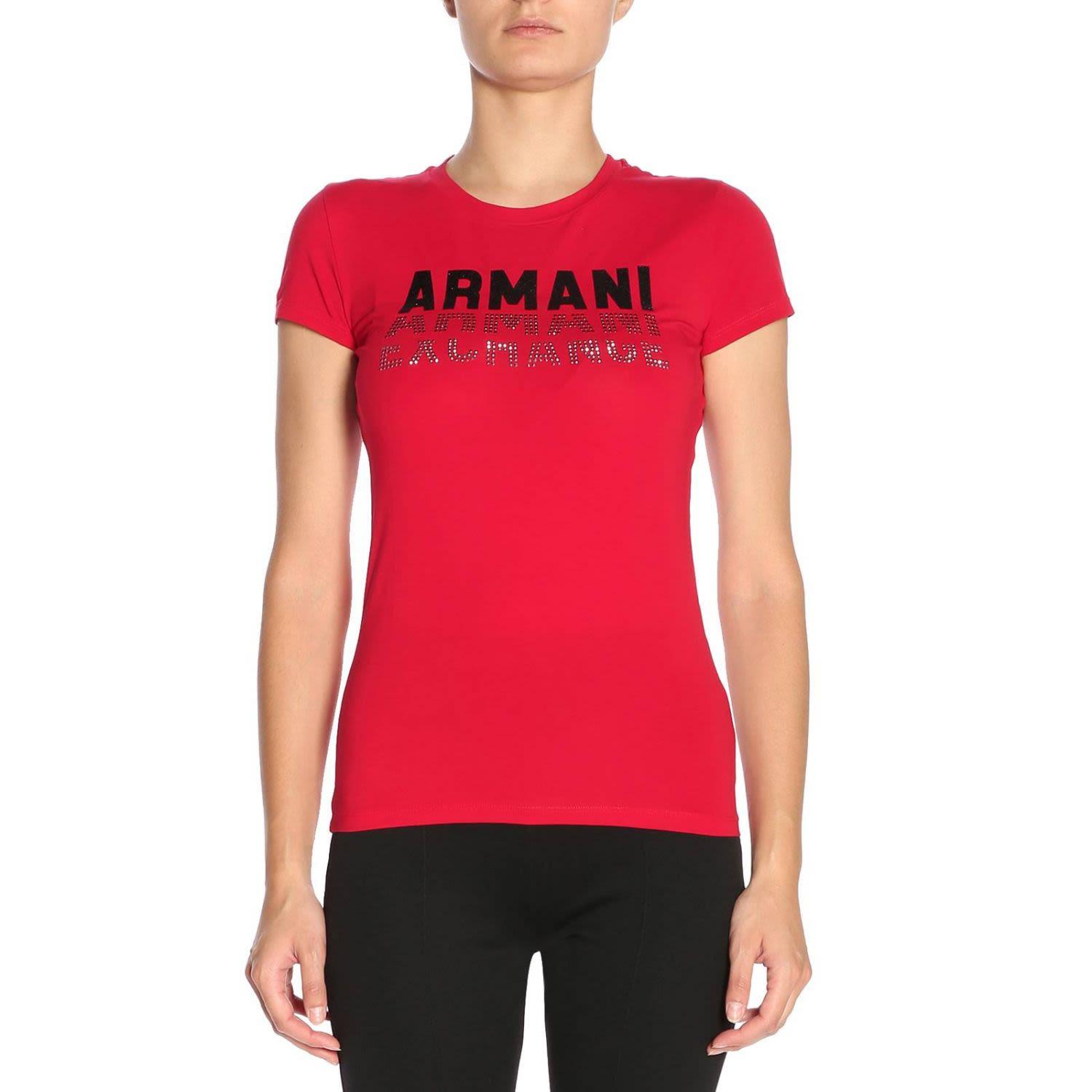 armani exchange t shirts women's