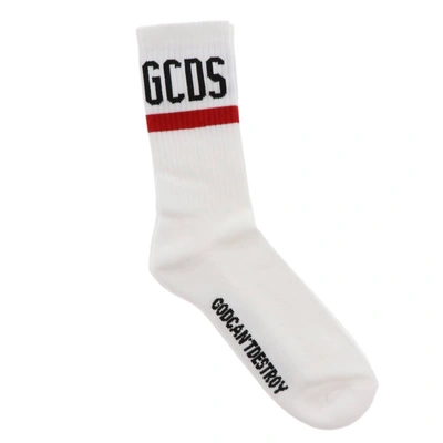 Shop Gcds Socks Socks Men  In White