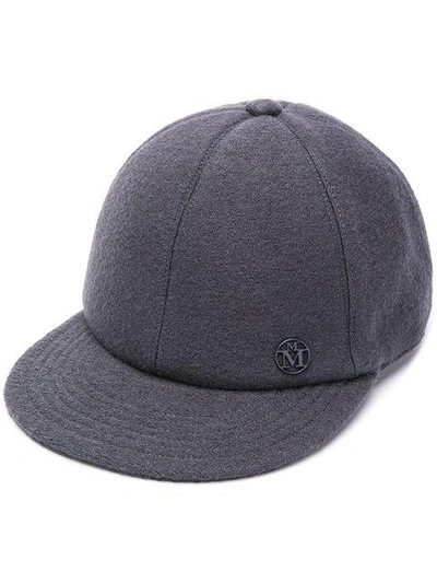 Shop Maison Michel Hailey Hat In Grey