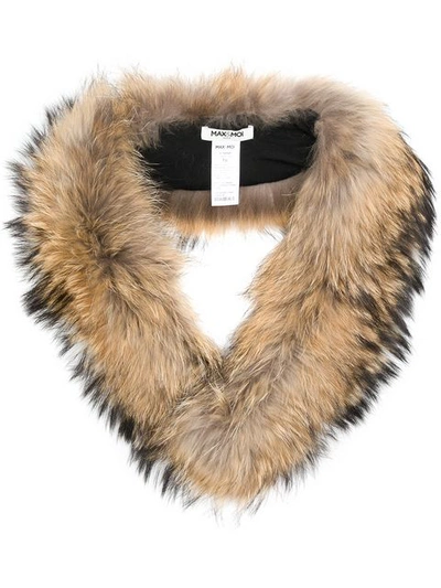 Shop Max & Moi Long Fur Collar - Neutrals