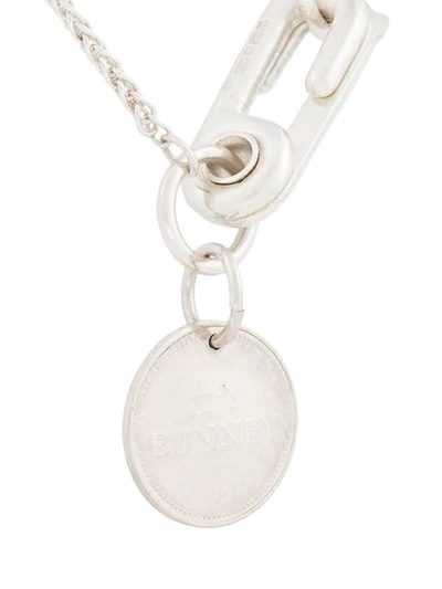 Shop Bunney Coin Pendant Necklace In Metallic