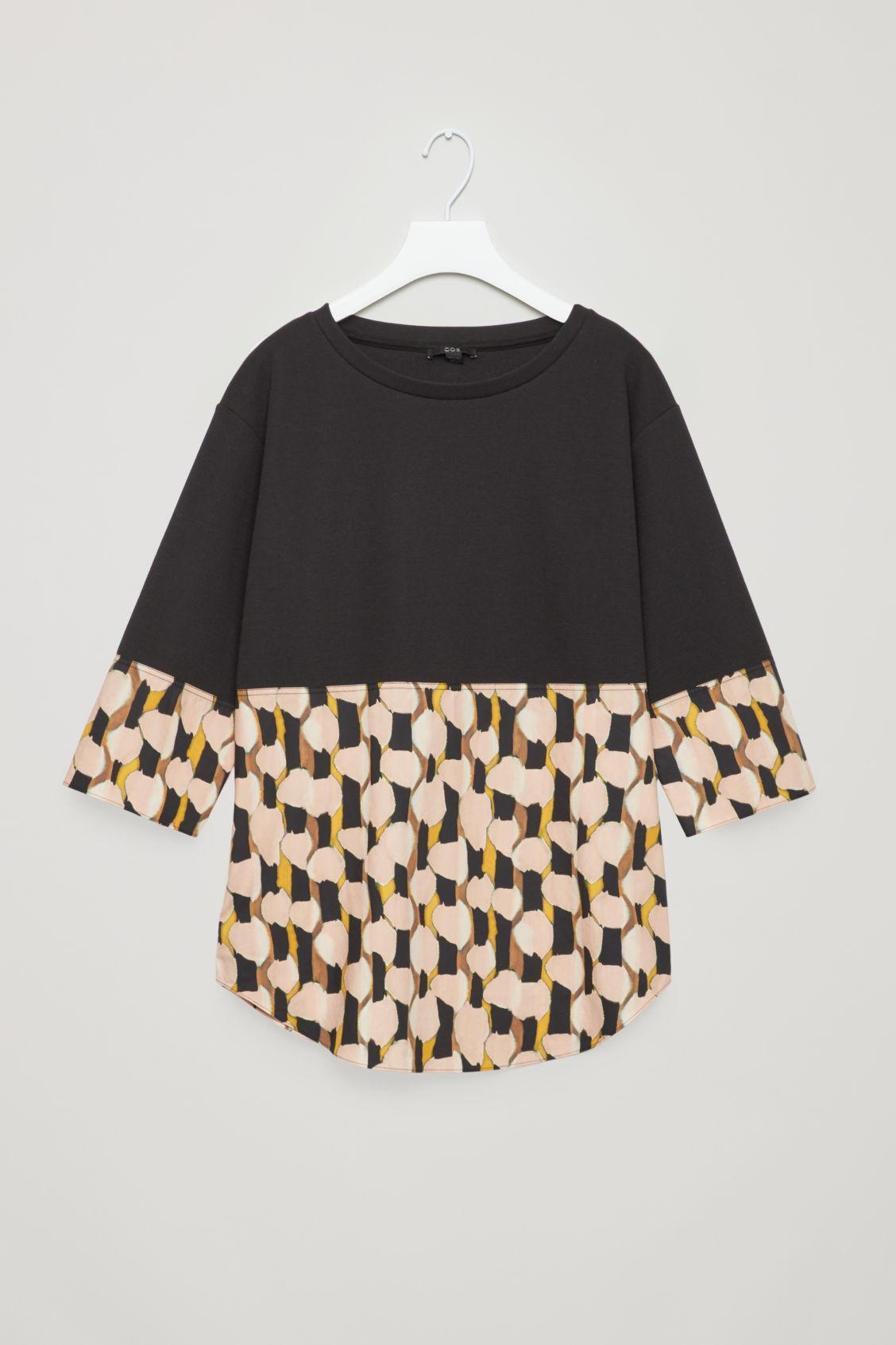 cos black sweatshirt
