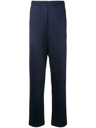 Shop Valentino Rockstud Trousers In Blue