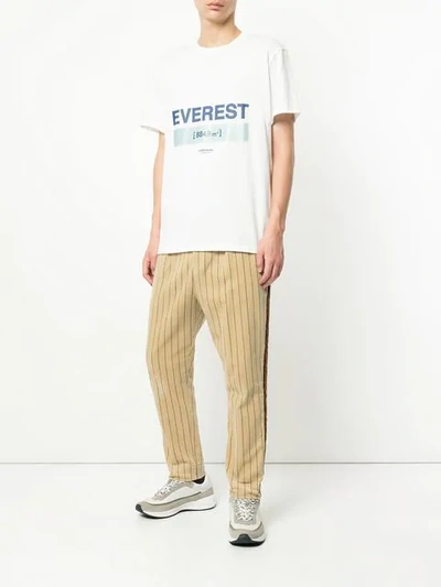 Shop Yoshiokubo Everest Relaxed-fit Cotton T-shirt In White