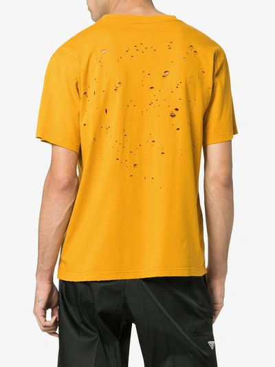 Shop Satisfy T-shirt Mit Print In Orange