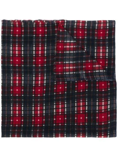 Shop Altea Checked Scarf - Red