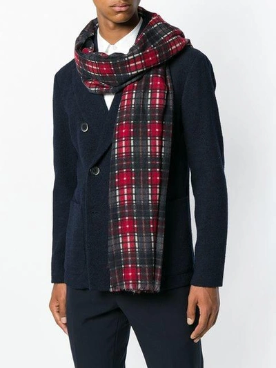 Shop Altea Checked Scarf - Red