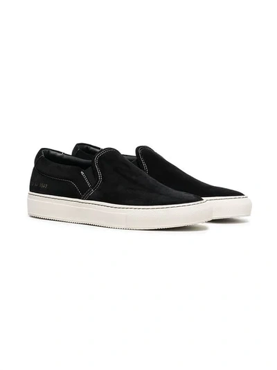 Shop Common Projects Klassische Slip-on-sneakers In Black