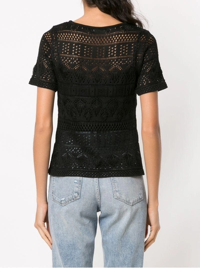 Shop Cecilia Prado Anabel Knit Blouse - Black