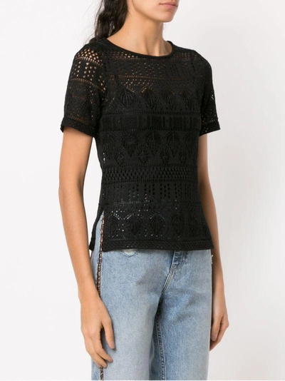 Shop Cecilia Prado Anabel Knit Blouse - Black