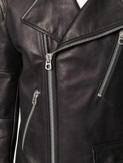 Shop Drome Classic Biker Jacket - Black