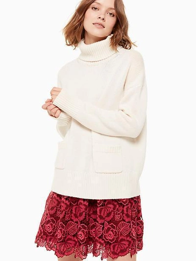 Shop Kate Spade Moselle Sweater In French Cream