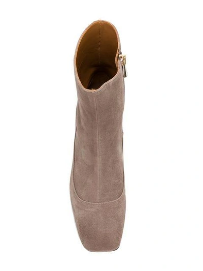 Shop Castaã±er Leto Ankle Boots In Grey