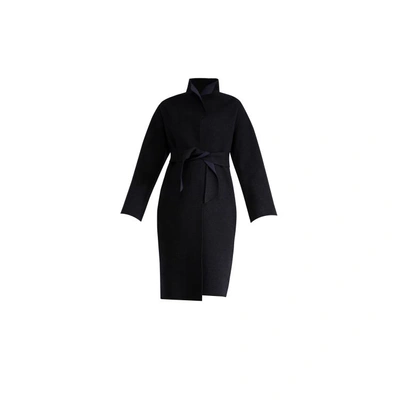 Shop Chiara Boni Lalla Midnight Coat