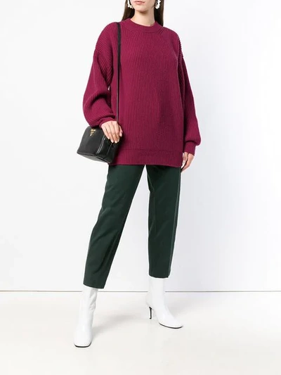 Shop Department 5 Oversized Knit Sweater - Red