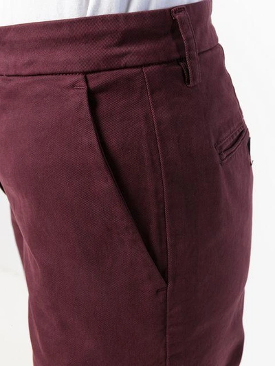 Shop Department 5 Chino Gabardina Trousers In Red