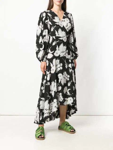 ganni kochhar wrap dress
