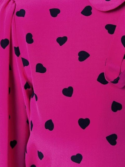 Shop Valentino Pretty Hearts Shirt In Pink